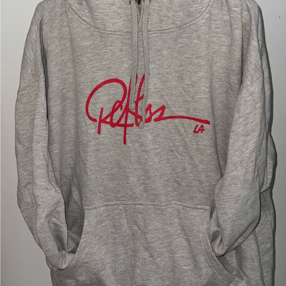 Young and reckless gray hoodie